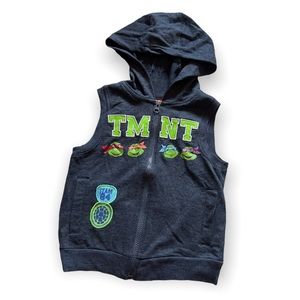 Nickelodeon Viacom Teenage Mutant Ninja Turtles Toddler 3T Zip Up Hoodie Vest